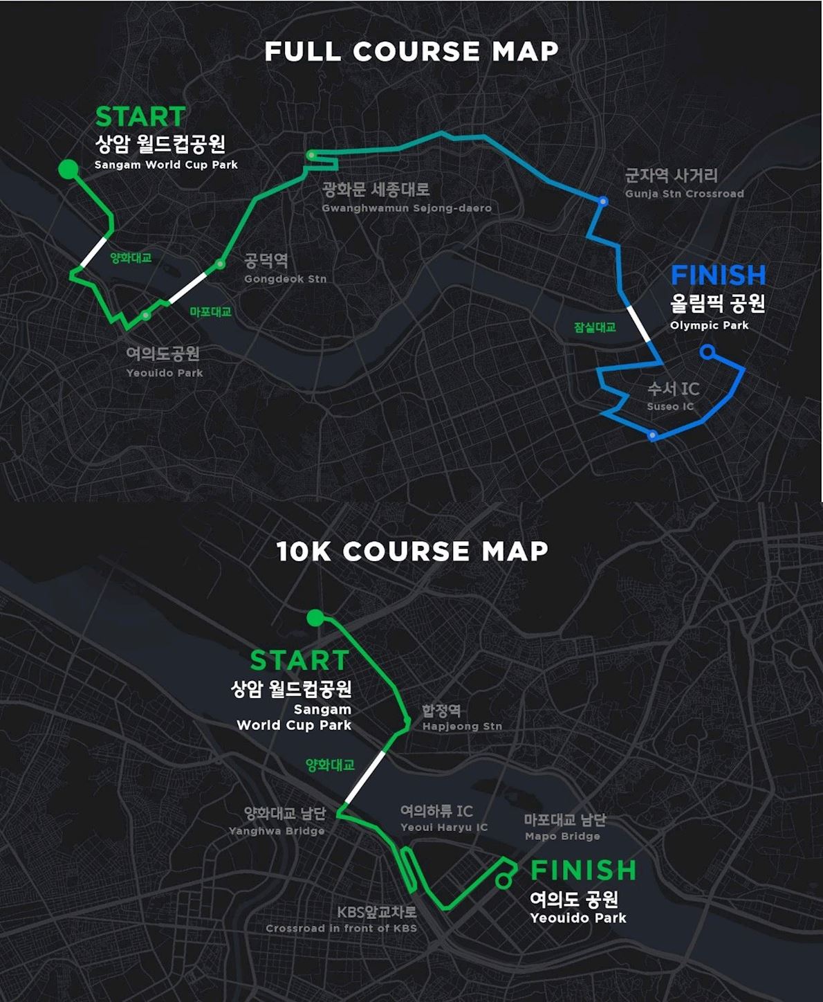 JTBC Seoul Marathon ITINERAIRE