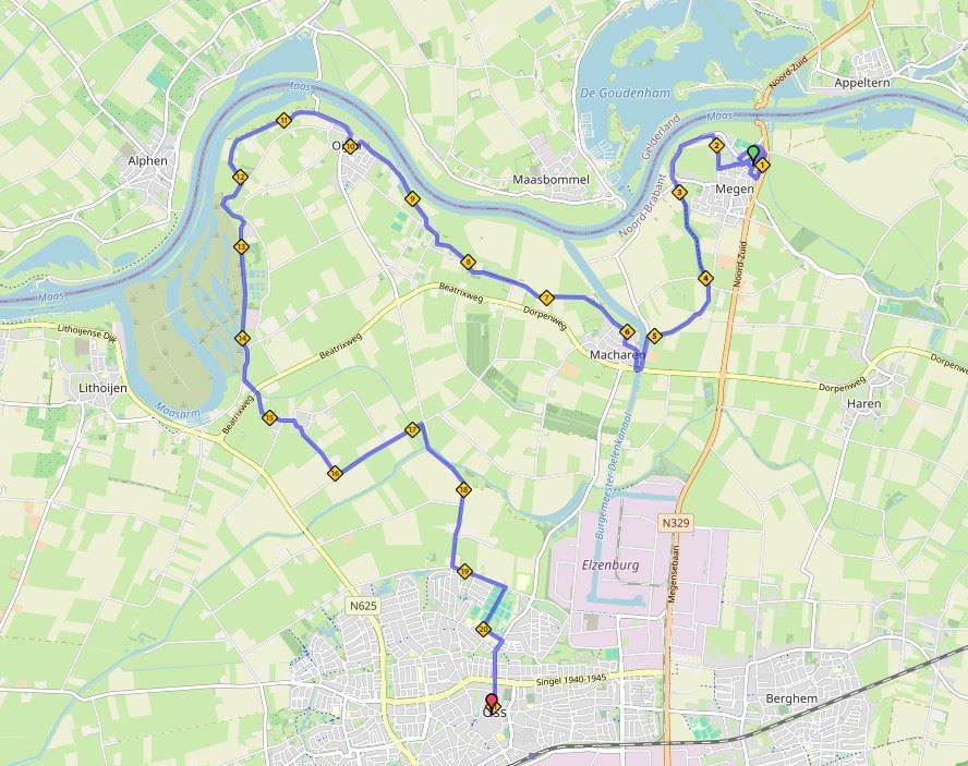 De Maasdijk ITINERAIRE